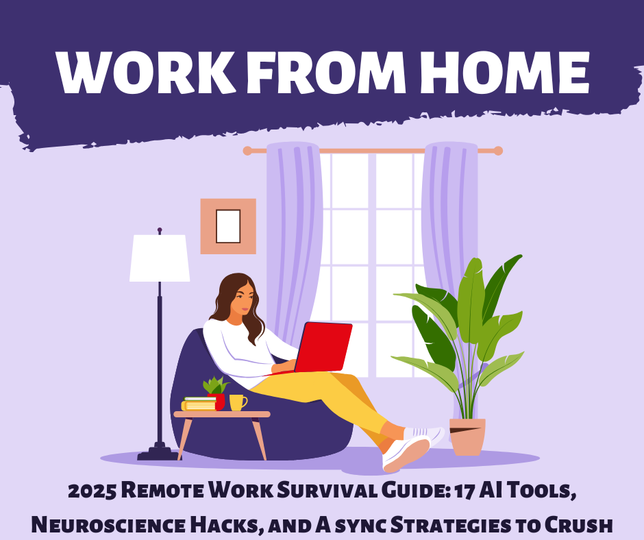 2025 Remote Work Survival Guide: 17 AI Tools, Neuroscience Hacks, and A sync Strategies to Crush Burnout